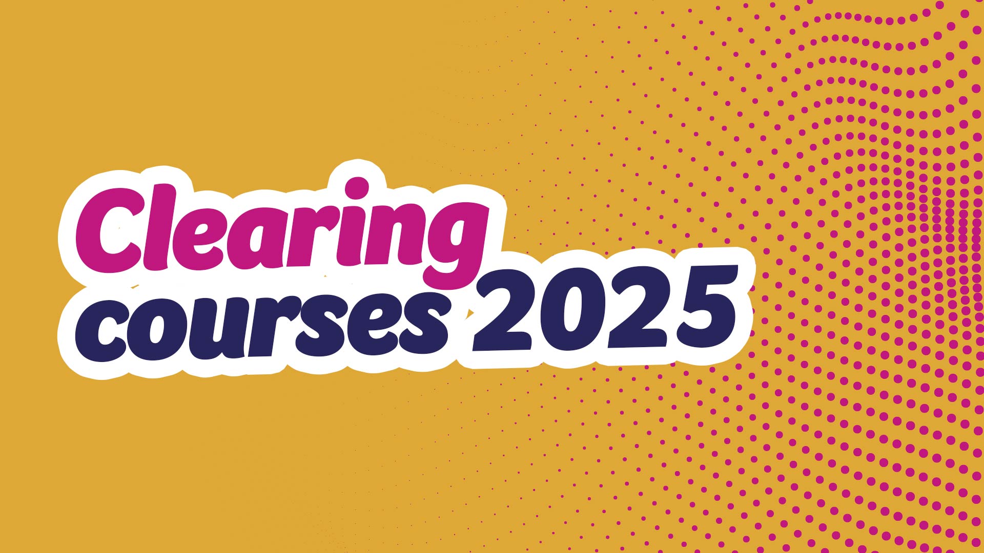 Clearing courses 2025