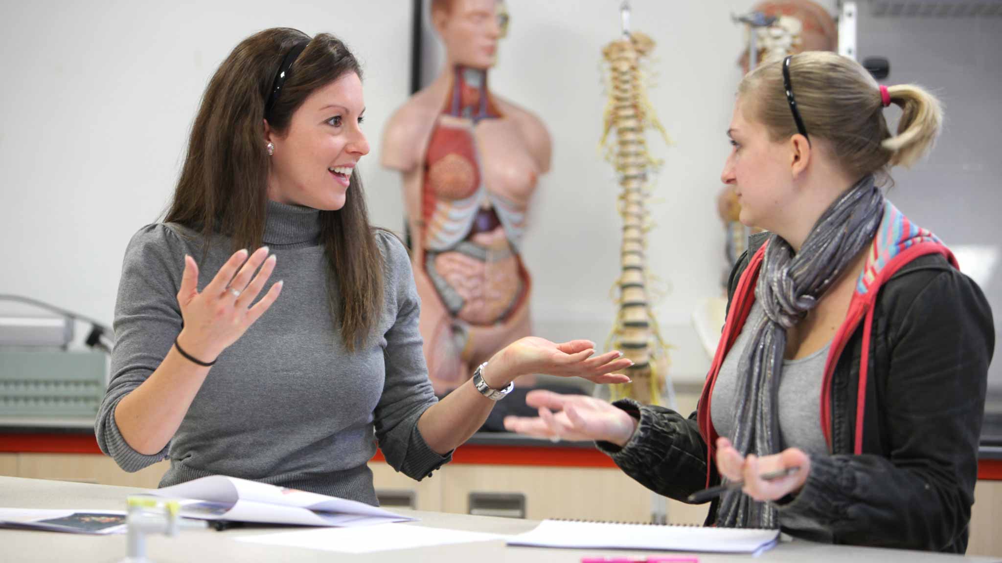 women in classroom