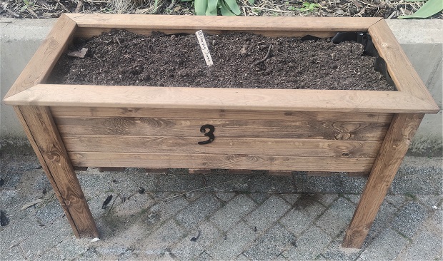 Wooden planter