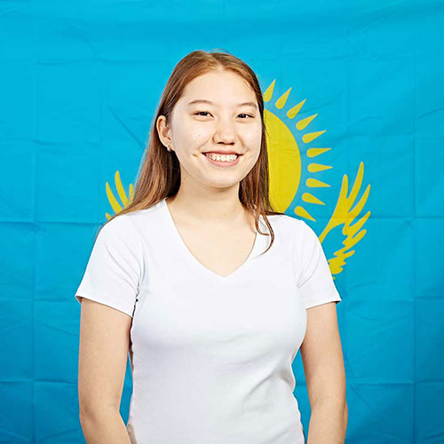 Kazakh President for society page