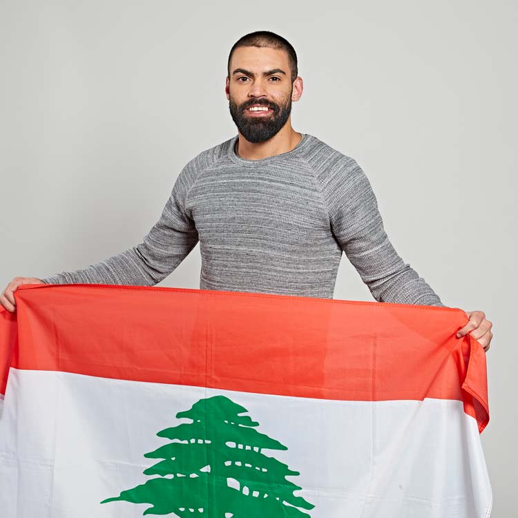 A profile picture of the president of the Lebanese society