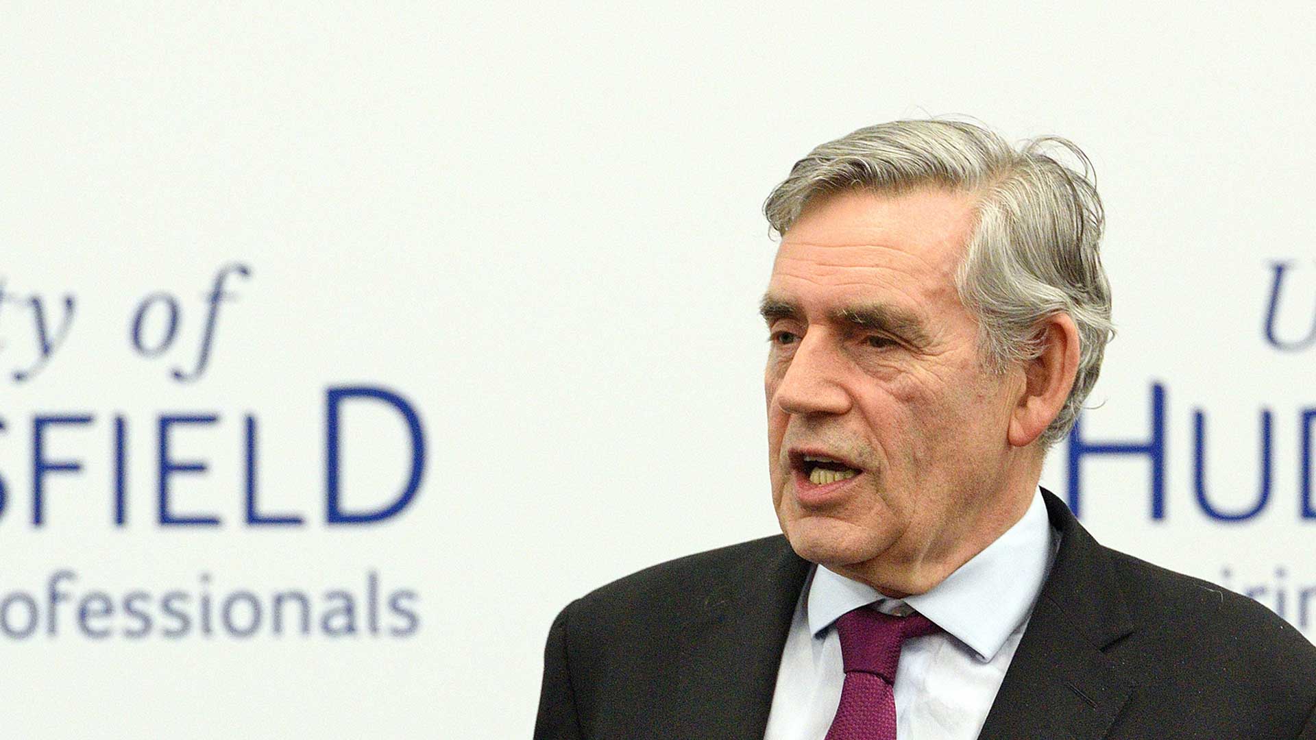 former Prime Minister The Rt Hon Gordon Brown