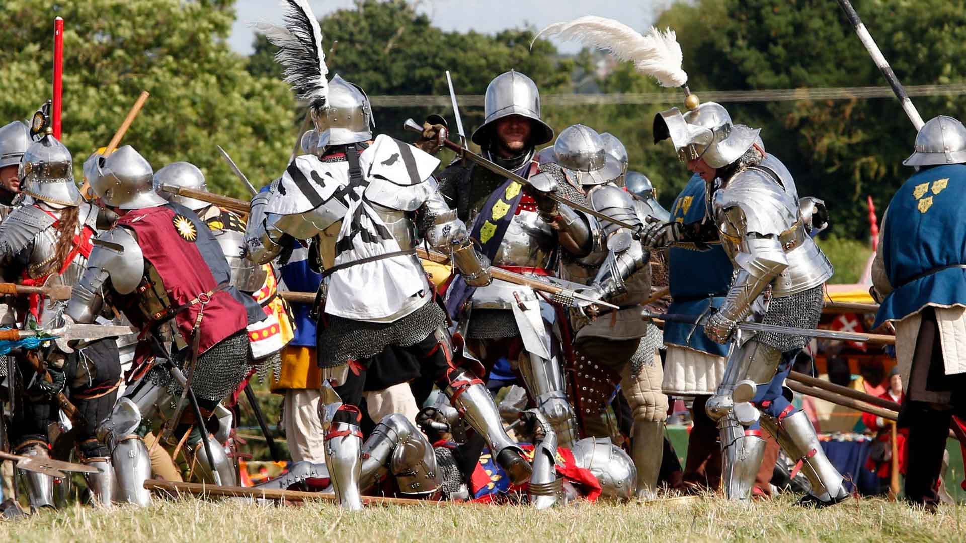 Battle re-enactment
